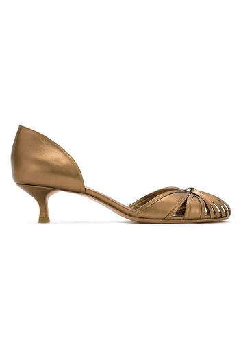 Sarah Chofakian leather pumps - Metallic