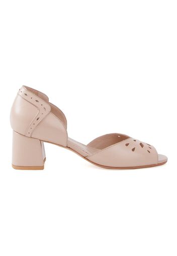 Sarah Chofakian chunky heel sandals - Neutrals