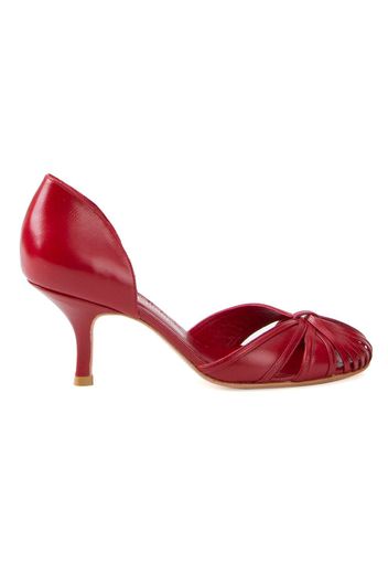 Sarah Chofakian round-toe pumps - Red