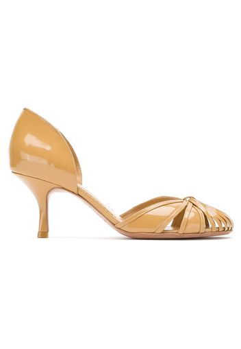 Sarah Chofakian leather Sarah pumps - Neutrals