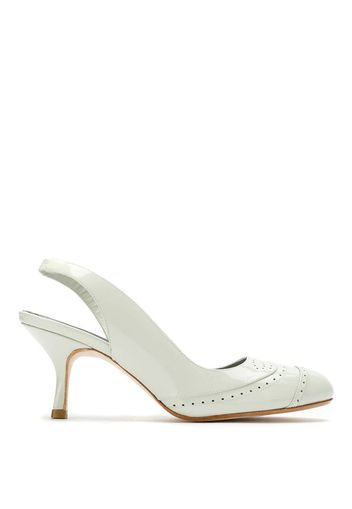 Sarah Chofakian leather pumps - White