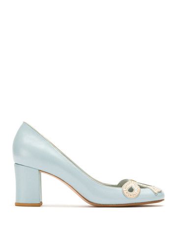 Sarah Chofakian leather pumps - Blue