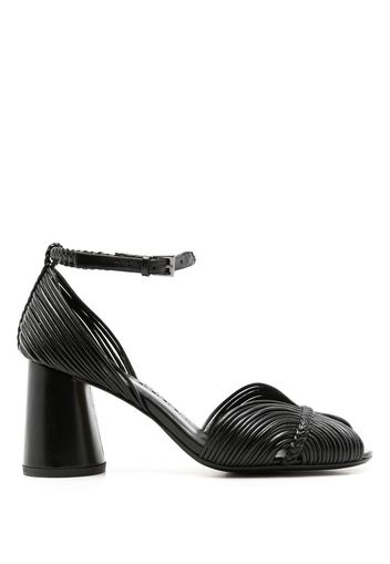 Sarah Chofakian Twiggy thin-straps sandals - Black