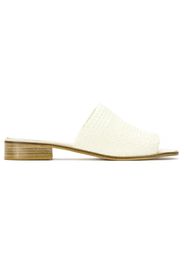 Sarah Chofakian leather mules - White