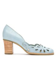 Sarah Chofakian cut out details pumps - Blue