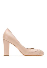 Sarah Chofakian leather panelled pumps - Neutrals