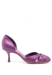 Sarah Chofakian Scarpin leather pumps - Purple