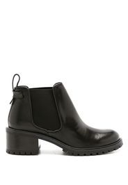 Sarah Chofakian Alexia leather boots - Black