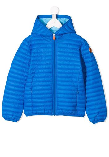 hooded padded jacket