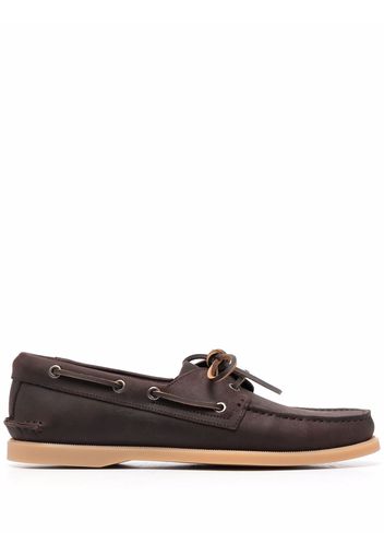 Scarosso Jude boat shoes - Brown