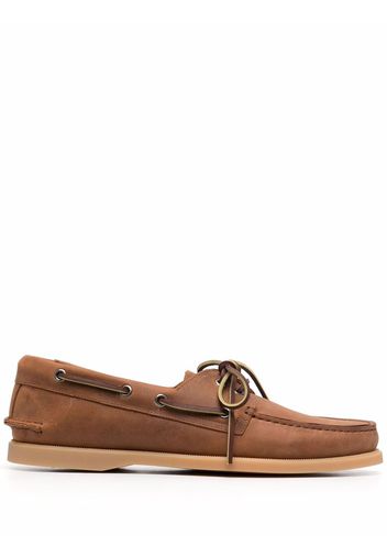 Scarosso Jude boat shoes - Brown