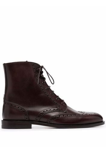 Scarosso Stefania lace-up ankle boots - Brown