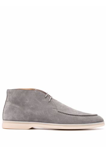 Scarosso lace-up suede boots - Grey