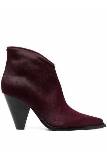 Scarosso Angy pointed-toe boots - Red