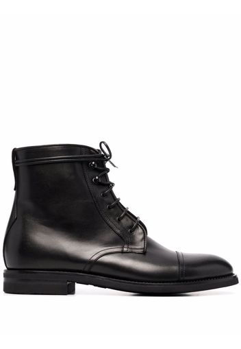 Scarosso Paolo ankle leather boots - Black