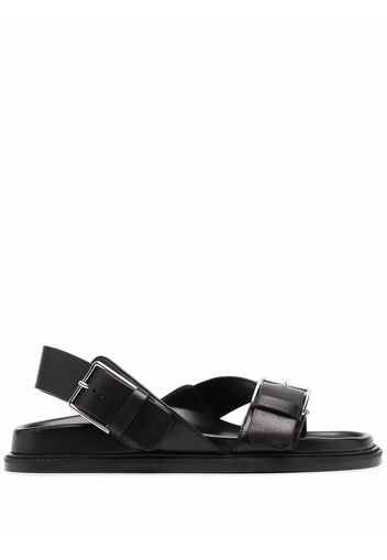 Scarosso Hailey leather sandals - Black