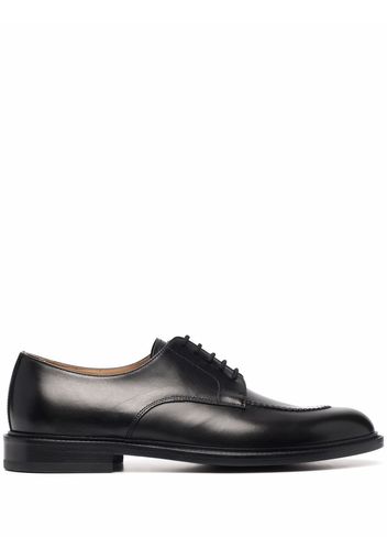 Scarosso Chuck leather derby shoes - Black