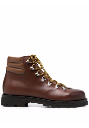 Scarosso Catherine lace-up boots - Brown