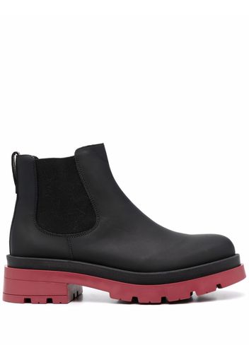 Scarosso Janet two-tone boots - Black