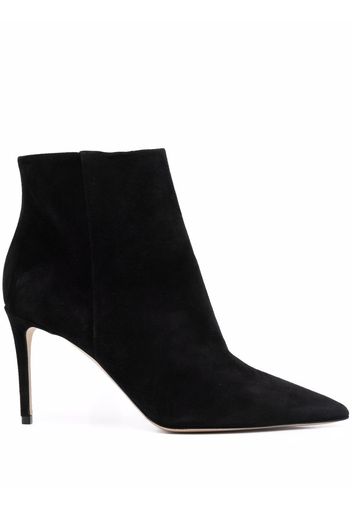 Scarosso pointed-toe ankle boots - Black