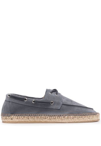 Scarosso Felipe suede boat shoes - Grey