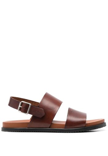 Scarosso Antonio slingback leather sandals - Brown