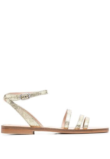 Scarosso Sarah leather sandals - Yellow