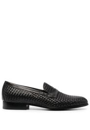 Scarosso Andrea interwoven loafers - Black