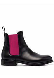 Scarosso Claudia colour-block ankle boots - Black