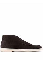 Scarosso lace-up suede boots - Black