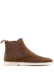 Scarosso ankle-length suede boots - Brown