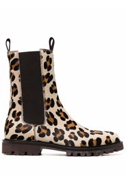 Scarosso Nick Wooster leopard boots - Neutrals