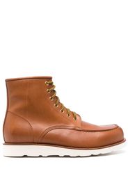 Scarosso Jake leather ankle boots - Brown