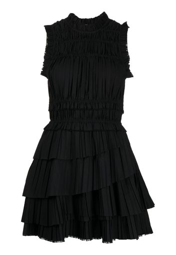 Sea Greir pleated minidress - Black