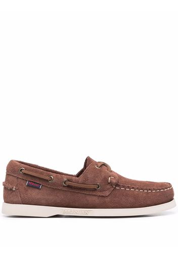 Sebago Portland boat shoes - Brown