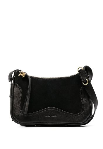 See by Chloé embossed-logo shoulder bag - Black