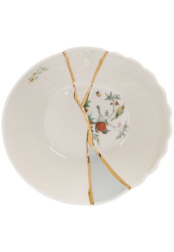 SELETTI 09638KINTSUGI WHITE/GOLD Synthetic->Porcelain