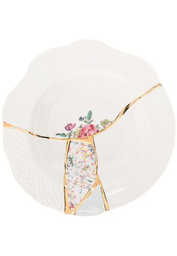 SELETTI 09623KINTSUGI WHITE/GOLD Synthetic->Porcelain