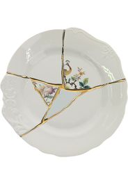 Seletti crack detail plate - White