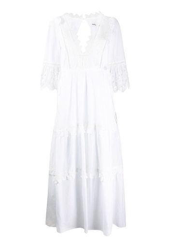 Voile cotton maxi dress