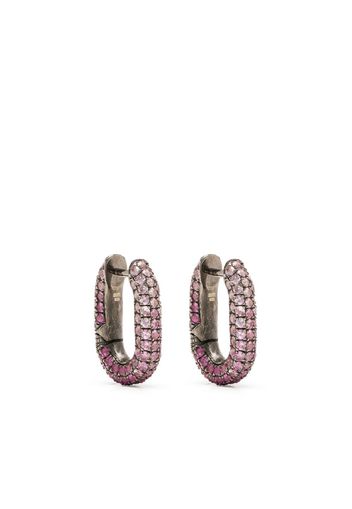 Selim Mouzannar saphire link earring - Pink