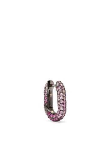 Selim Mouzannar Link pink sapphire single earring - Silver