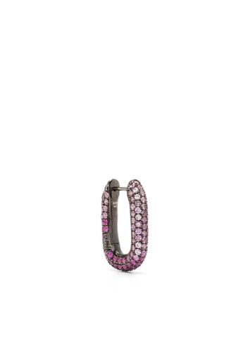 Selim Mouzannar Link pink sapphire single earring - Silver