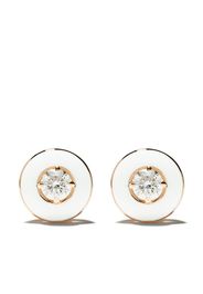 18kt rose gold diamond Mina earrings