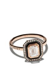 18kt rose gold diamond Mina ring