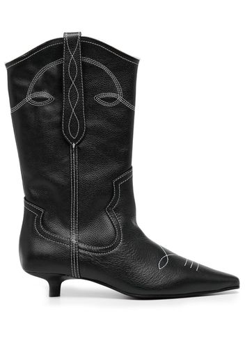 Senso Francesca I 40mm leather boots - Black