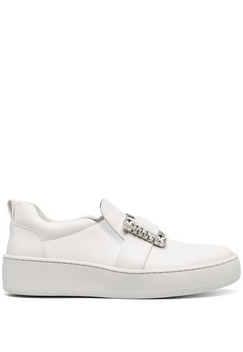 Sergio Rossi buckle-detail trainers - White