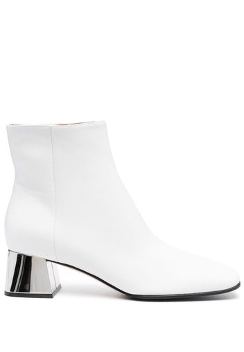 Sergio Rossi Alicia 50mm block-heel boots - White