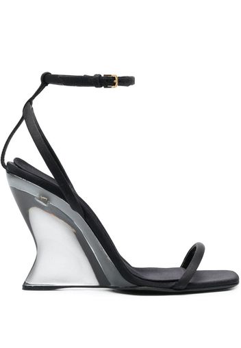 Sergio Rossi Evangelie wedge sandals - Black