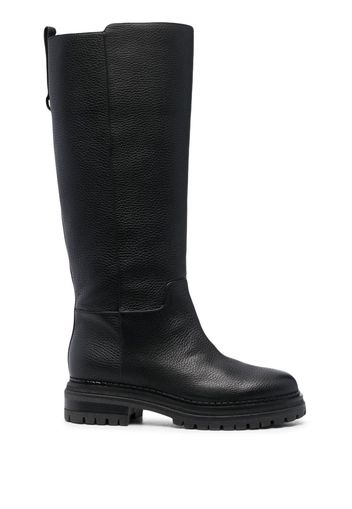 Sergio Rossi mid-calf leather boots - Black